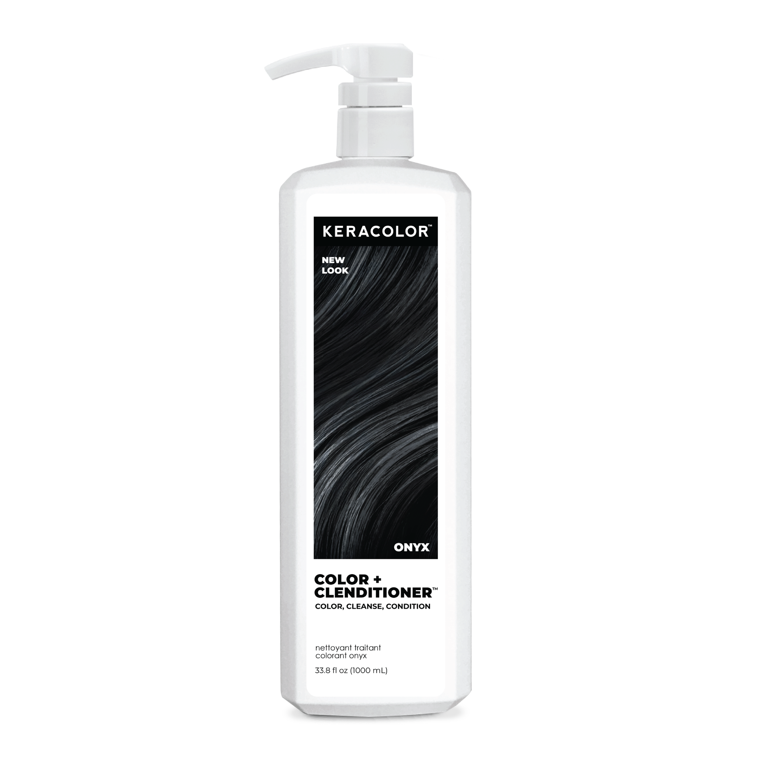 Color + Clenditioner Onyx 33.8 fl oz (1000mL) container. 