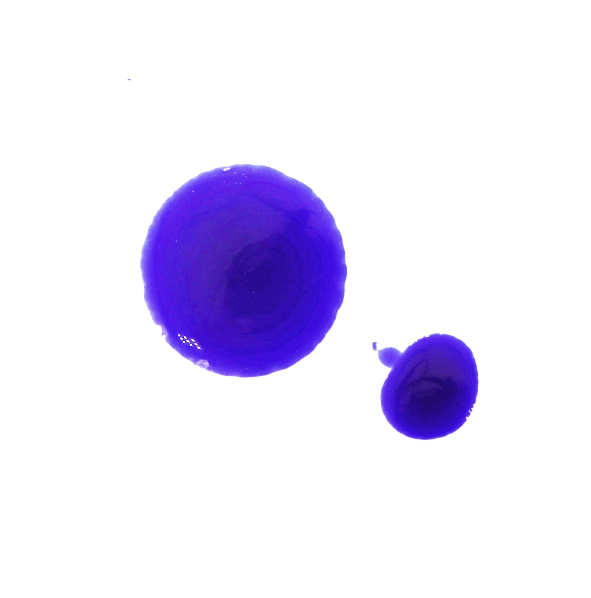 Violet toning drop product on a white background